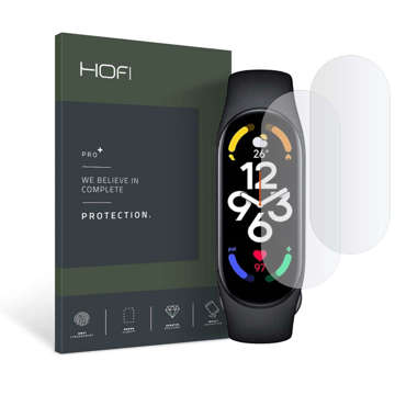 Folia hydrożelowa Hofi Hydroflex Pro+ 2-pack do Xiaomi Mi Smart Band 7 Clear