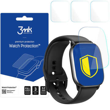 Folia ochronna 3x do Xiaomi Amazfit GTS 4 46mm 3mk ARC na ekran Watch Protection™