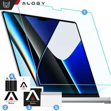 Folia ochronna Matowa na ekran do MacBook Air 15 2023 M2 A2941 15.3" Alogy Screen Protect Film