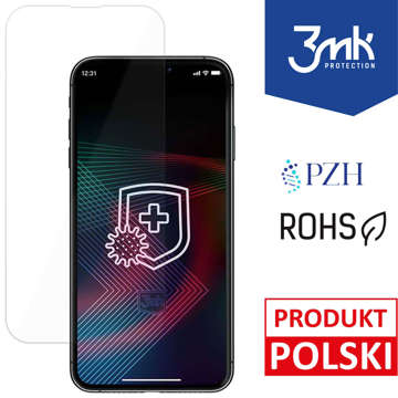 Folia ochronna do iPhone 14/ 14 Pro 3mk Silver+ 7H antywirusowa na cały ekran Protection+