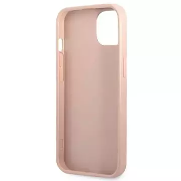 Guess GUHCP13SPSATLP iPhone 13 mini 5,4" różowy/pink hardcase SaffianoTriangle Logo