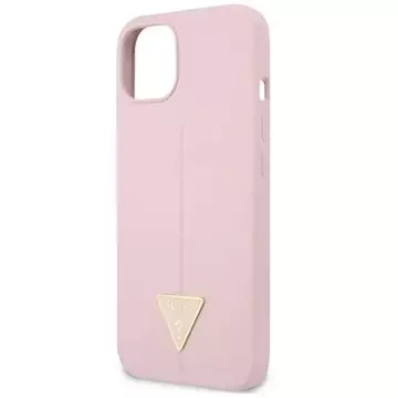 Guess GUHCP13SSLTGU iPhone 13 mini 5,4" fioletowy/purple hardcase Silicone Triangle