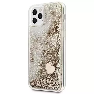 Guess GUOHCN58GLHFLGO iPhone 11 Pro gold/złoty hardcase Glitter Charms