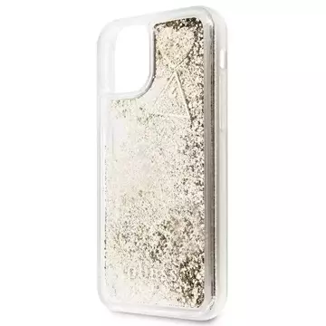 Guess GUOHCN58GLHFLGO iPhone 11 Pro gold/złoty hardcase Glitter Charms