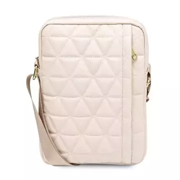 Guess Torba GUTB10QLPK 10" różowa/pink Quilted Tablet Bag