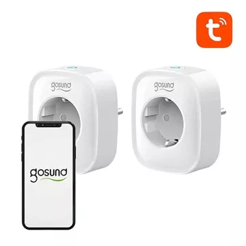 Inteligentne gniazdko WiFi Gosund SP1, 2 sztuki (dwupak), Tuya