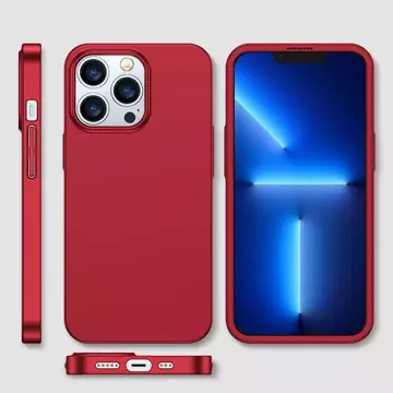 Joyroom 360 Full Case etui pokrowiec do iPhone 13 Pro Max obudowa na tył i przód + szkło hartowane czerwony (JR-BP928 red)