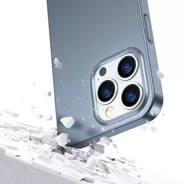 Joyroom 360 Full Case etui pokrowiec do iPhone 13 Pro Max obudowa na tył i przód + szkło hartowane szary (JR-BP928 tarnish)