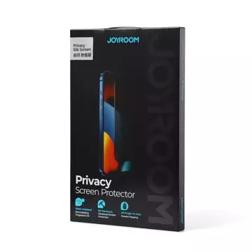 Joyroom Knight 2,5D Privacy TG szkło hartowane do iPhone 14 Pro Max z filtrem Anti-Spy na cały ekran z ramką przezroczysty (JR-P04)