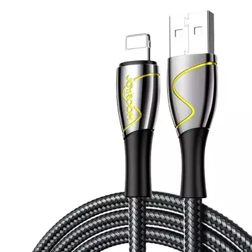 Joyroom Mermaid series kabel USB - Lightning 2,4A 2m czarny (S-2030K6)