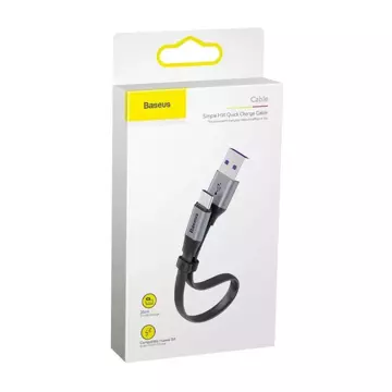 Kabel Baseus SC5A/QC3.0 Type-C 23cm Grey