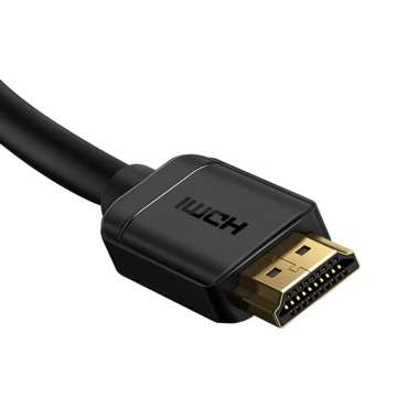 Kabel HDMI 2.0 Baseus, 4K 30Hz, 3D, HDR, 18Gbps, 5m (czarny)