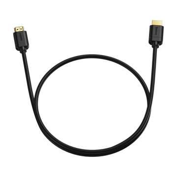 Kabel HDMI 2.0 Baseus, 4K 30Hz, 3D, HDR, 18Gbps, 5m (czarny)