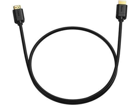 Kabel HDMI 2.0 Baseus, 4K 60Hz, 3D, HDR, 18Gbps, 1m Czarny