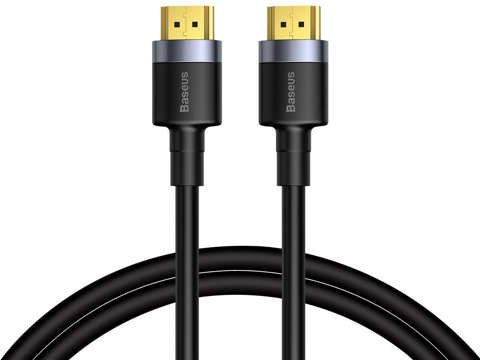 Kabel HDMI- HDMI 2.0 Baseus Cafule 4K FULL HD 3D 2m Czarno-szary