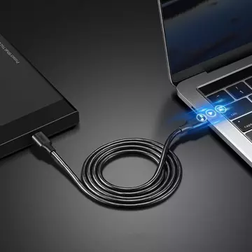 Kabel UGREEN USB Typ C do ładowania i transferu danych 3A 3m czarny (US286)