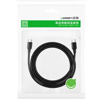 Kabel UGREEN USB Typ C do ładowania i transferu danych 3A 3m czarny (US286)