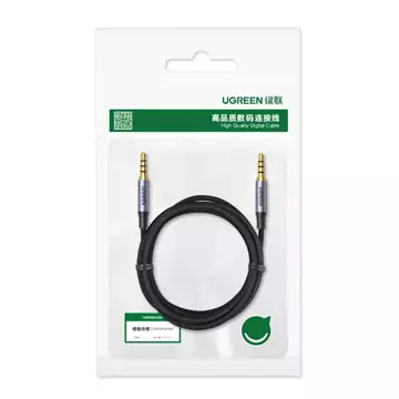 Kabel UGREEN  przewód AUX mini jack 3.5mm - mini jack 3,5mm  3m czarny (AV183)