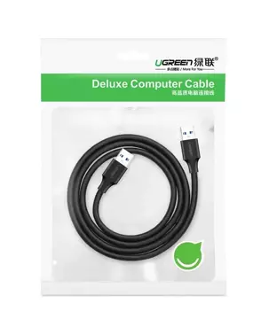 Kabel UGREEN przewód USB 2.0 (męski) - USB 2.0 (męski) 1 m czarny (US128 10309)