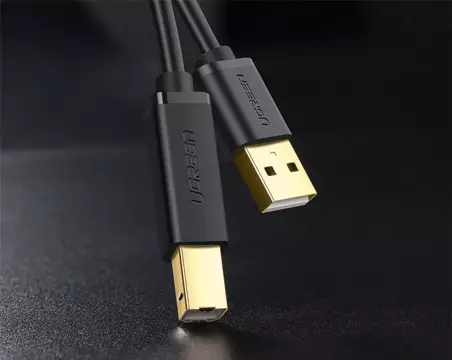 Kabel UGREEN przewód USB - USB Typ B (kabel do drukarki) 3m czarny (10351)