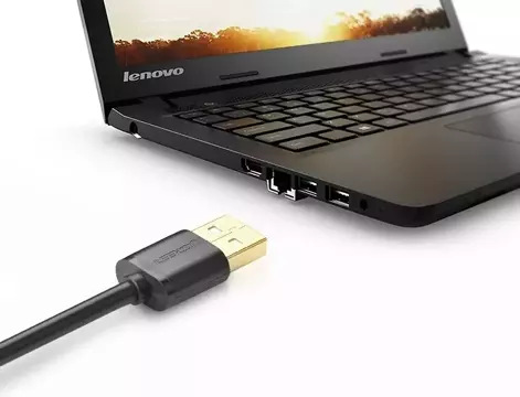 Kabel UGREEN przewód przejściówka USB (żeński) - USB (męski) 2m czarny (10316)