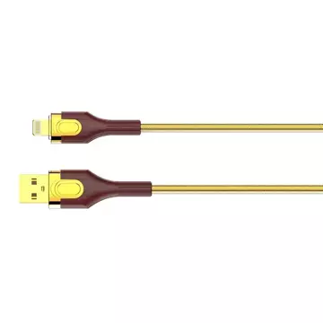 Kabel USB - Lightning LDNIO LS681, 1m, 30W (złoty)