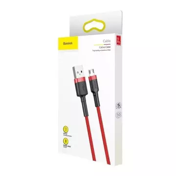 Kabel USB do Micro USB Baseus Cafule 2.4A 1m