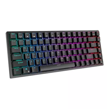 Klawiatura mechaniczna Royal Kludge RK84 RGB, Red switch (czarna)