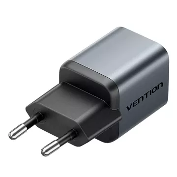 Ładowarka GaN Vention USB-C 20W + Kabel USB-C do Lightning 1m Szara