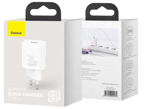 Ładowarka sieciowa Baseus Super Si Quick Charger USB-C PD 30W White