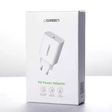 Ładowarka sieciowa UGREEN USB Power Delivery 3.0 Quick Charge 4.0+ 20W 3A biały (60450)