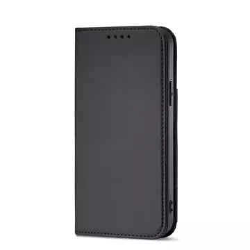 Magnet Card Case etui do iPhone 12 Pro pokrowiec portfel na karty kartę podstawka czarny