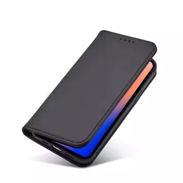 Magnet Card Case etui do iPhone 12 Pro pokrowiec portfel na karty kartę podstawka czarny