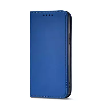 Magnet Card Case etui do iPhone 12 pokrowiec portfel na karty kartę podstawka niebieski