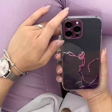 Marble Case etui do iPhone 12 Pro żelowy pokrowiec marmur miętowy