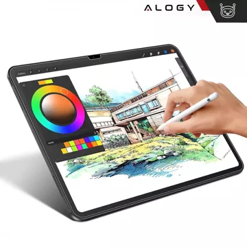 Matowe Szkło hartowane do Apple iPad 10.9 2022/2025 10/11 GEN Alogy Matte Paper-Like Screen Protector z ramką montażową