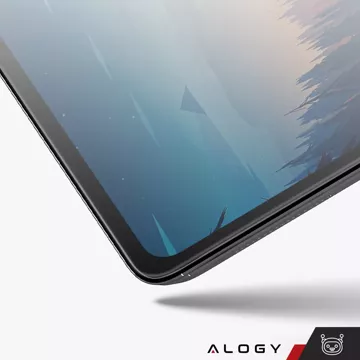 Matowe Szkło hartowane do Apple iPad Air 6 11" 2024 Alogy Matte Paper-Like Screen Protector z ramką montażową