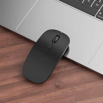 Myszka mysz bezprzewodowa komputerowa Alogy Mouse Bluetooth do laptopa tabletu Czarna