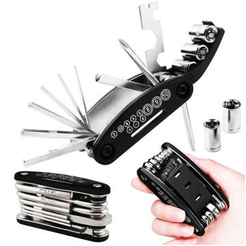 Narzędzia Multitool klucze do wymiany opon Alogy w hulajnodze/ rowerze Zestaw kluczy rowerowych 16w1