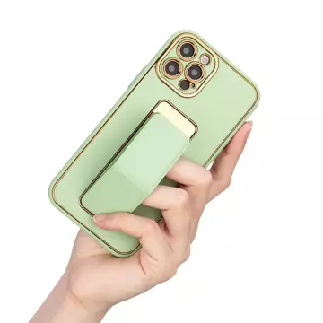 New Kickstand Case etui do iPhone 12 Pro z podstawką fioletowy