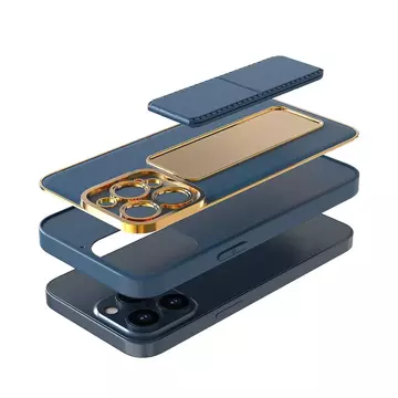 New Kickstand Case etui do iPhone 12 z podstawką fioletowy