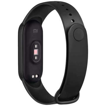 Opaska Alogy Soft Band pasek silikonowy do Xiaomi Mi Band 5 / 6 / 6 NFC / 7 Czarny