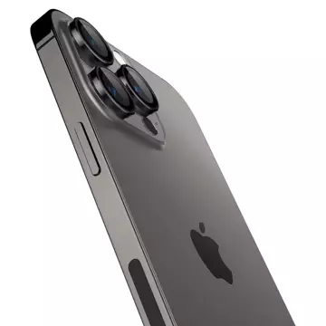Osłona aparatu Spigen Optik.tR ”EZ FIT” 2-pack do Apple iPhone 14 Pro/14 Pro Max/15 Pro/15 Pro Max Black