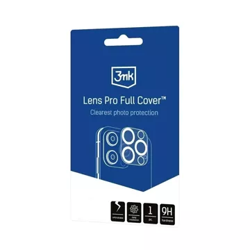 Osłona na obiektyw do Apple iPhone 15 Pro/15 Pro Max - 3mk Lens Pro Full Cover