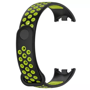 Pasek Softband do Xiaomi Smart Band 8 / 8 NFC Black/Lime