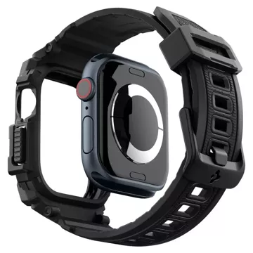 Pasek Spigen Rugged Armor ”pro” do Apple Watch 10 (42 Mm) Matte Black