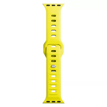 Pasek do smartwatcha 3mk Silicone Watch Strap do Apple Watch 42/44/45/49 mm Yellow