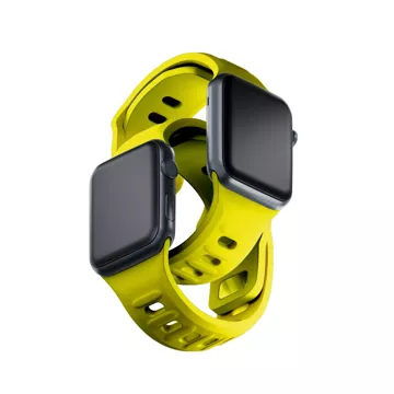 Pasek do smartwatcha 3mk Silicone Watch Strap do Apple Watch 42/44/45/49 mm Yellow