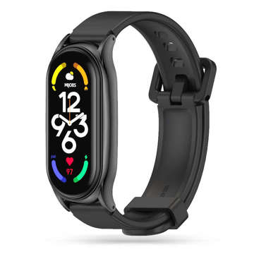 Pasek gumowy IconBand Pro do Xiaomi Mi Smart Band 7 Black