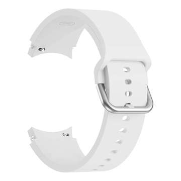 Pasek gumowy IconBand do Samsung Galaxy Watch 4 / 5 / 5 PRO (40 / 42 / 44 / 45 / 46 MM) White